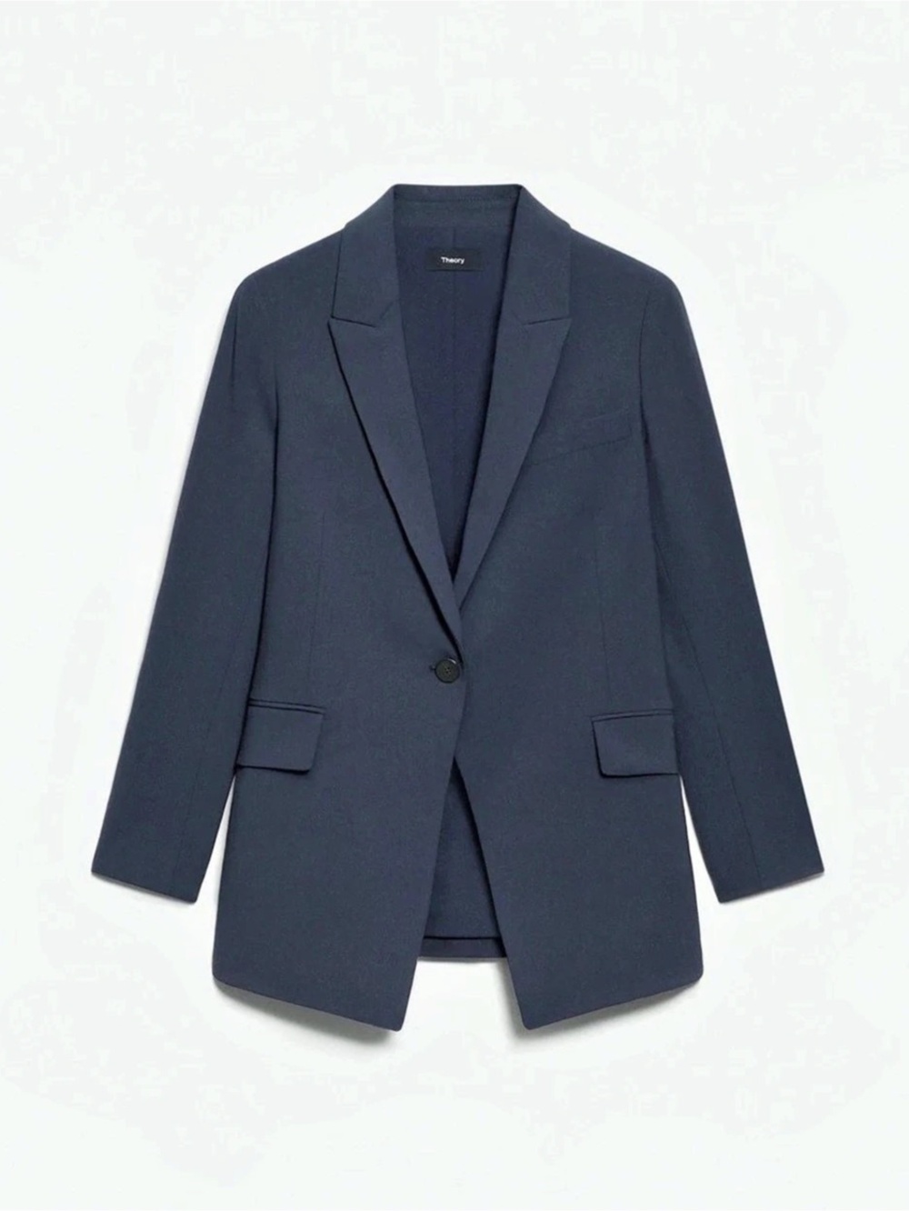 NWT Theory Etiennette Blazer Wool Blazer in Blue Size (2 )Small